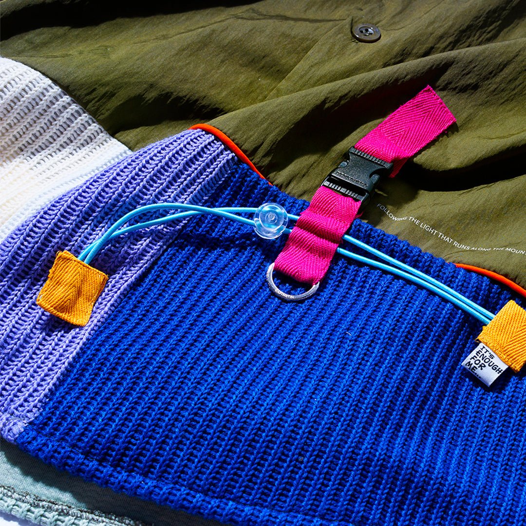 COPOSITE KNIT PATCHWORK SHIRT (EL0006) - Nttitudoo MFG