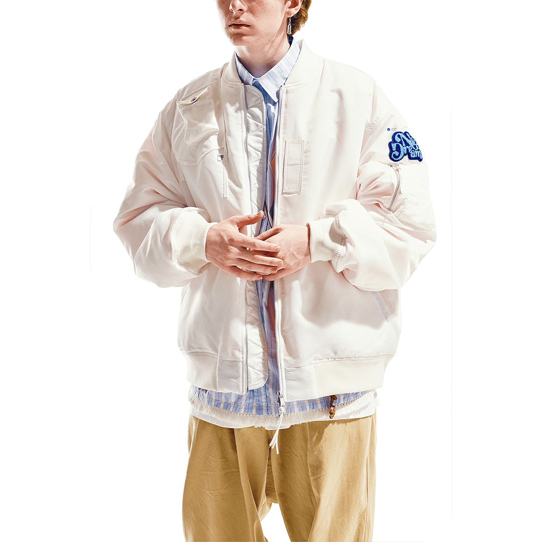 DECONSTRUCTED AVANT - G TECH BOMBER JACKET (DR0107) - Nttitudoo MFG