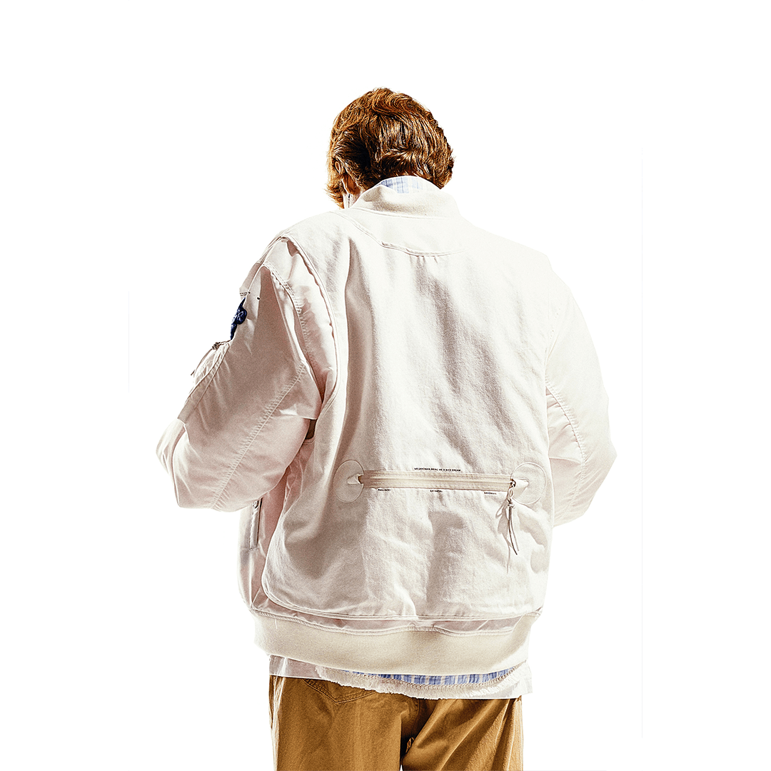 DECONSTRUCTED AVANT - G TECH BOMBER JACKET (DR0107) - Nttitudoo MFG