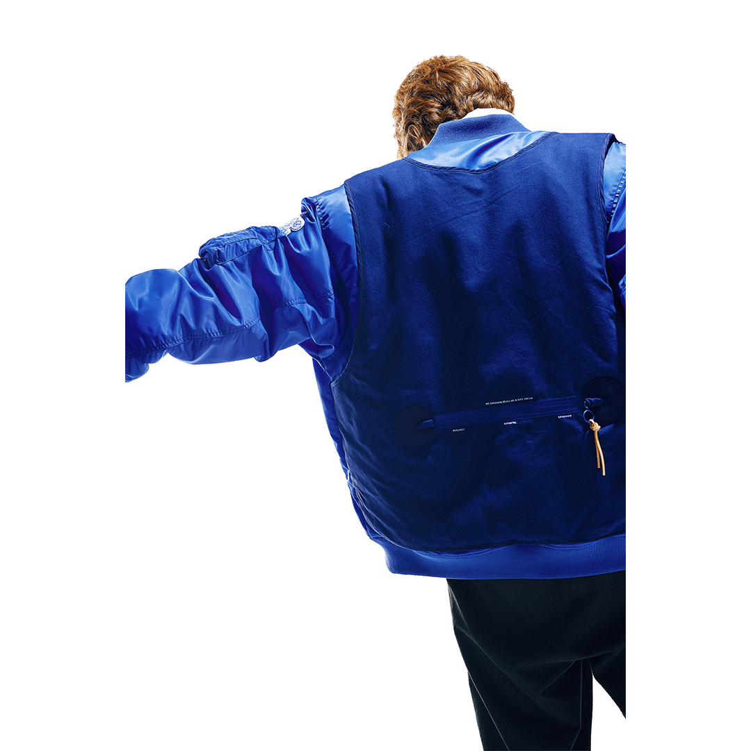 DECONSTRUCTED AVANT - G TECH BOMBER JACKET (DR0107) - Nttitudoo MFG