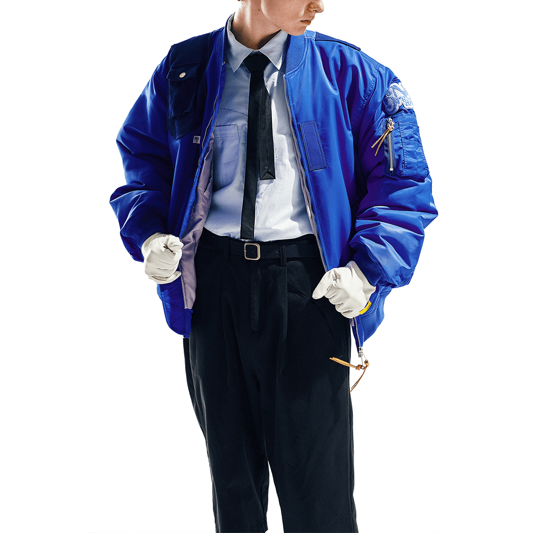 DECONSTRUCTED AVANT - G TECH BOMBER JACKET (DR0107) - Nttitudoo MFG