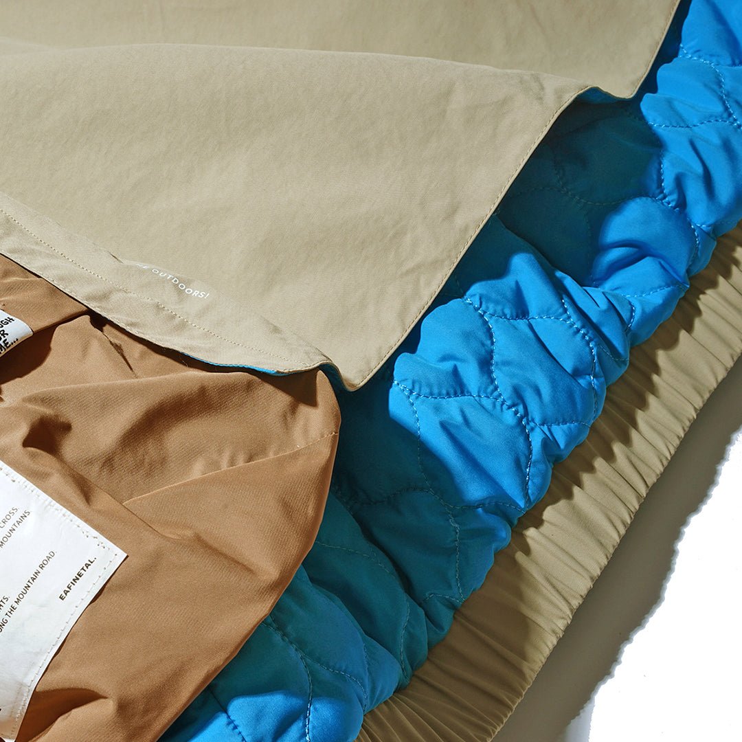 DECONSTRUCTED FAUX LAYERED SORONA® BIOFIBER FILLING ICON COAT (DR0041) - Nttitudoo MFG