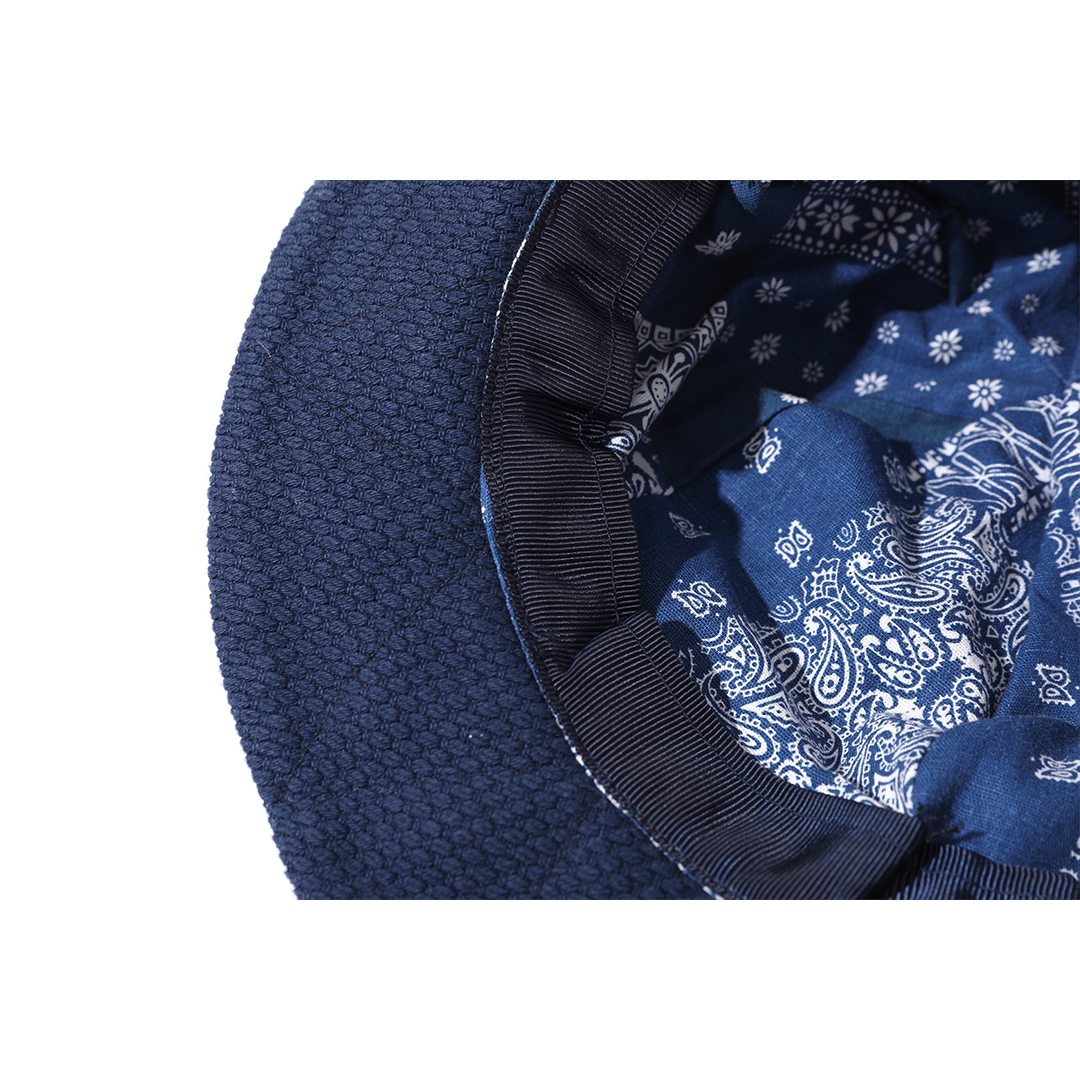 DOUBLE PLAID KENDO BUCKET HAT (DR0155) - Nttitudoo MFG