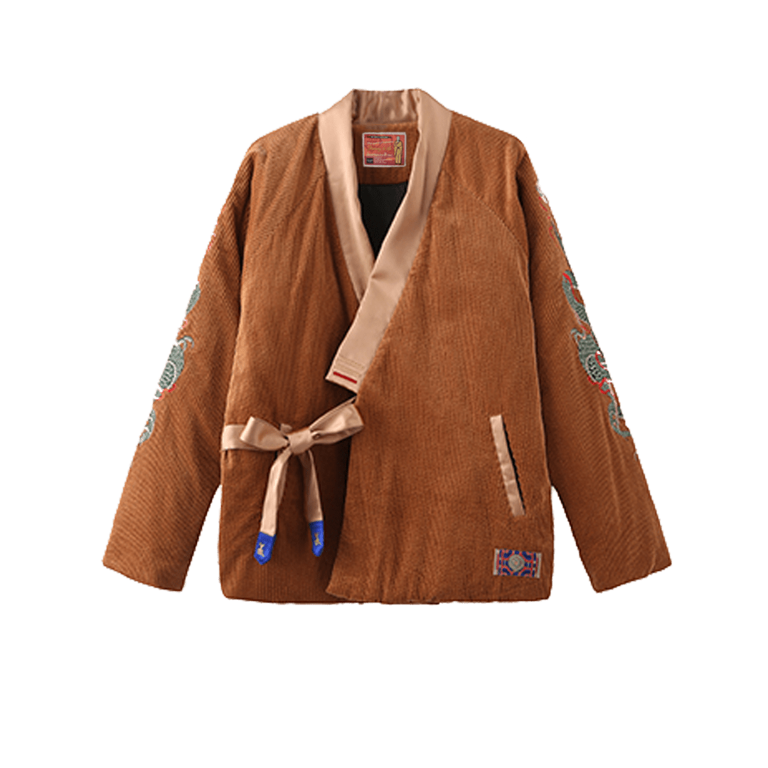 「DRAGON - SOAR」 BUDDHIST - ZEN - SAYINGS YOKOSUKA EMBROIDERY SAMUE COAT (TT0001) - Nttitudoo MFG