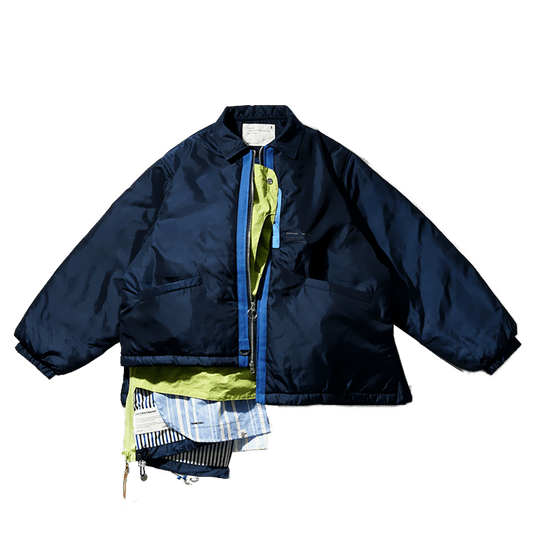 FAUX - MULTI - LAYER SHUYAKU COAT (EL0004) - Nttitudoo MFG