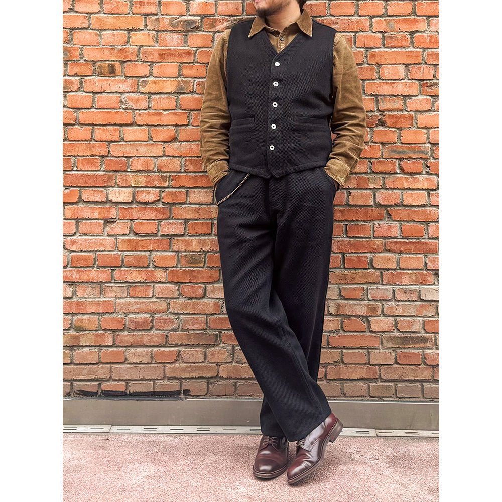 GENKEI HERMIT ZAZEN VEST & PANTS (DR0160) - Nttitudoo MFG