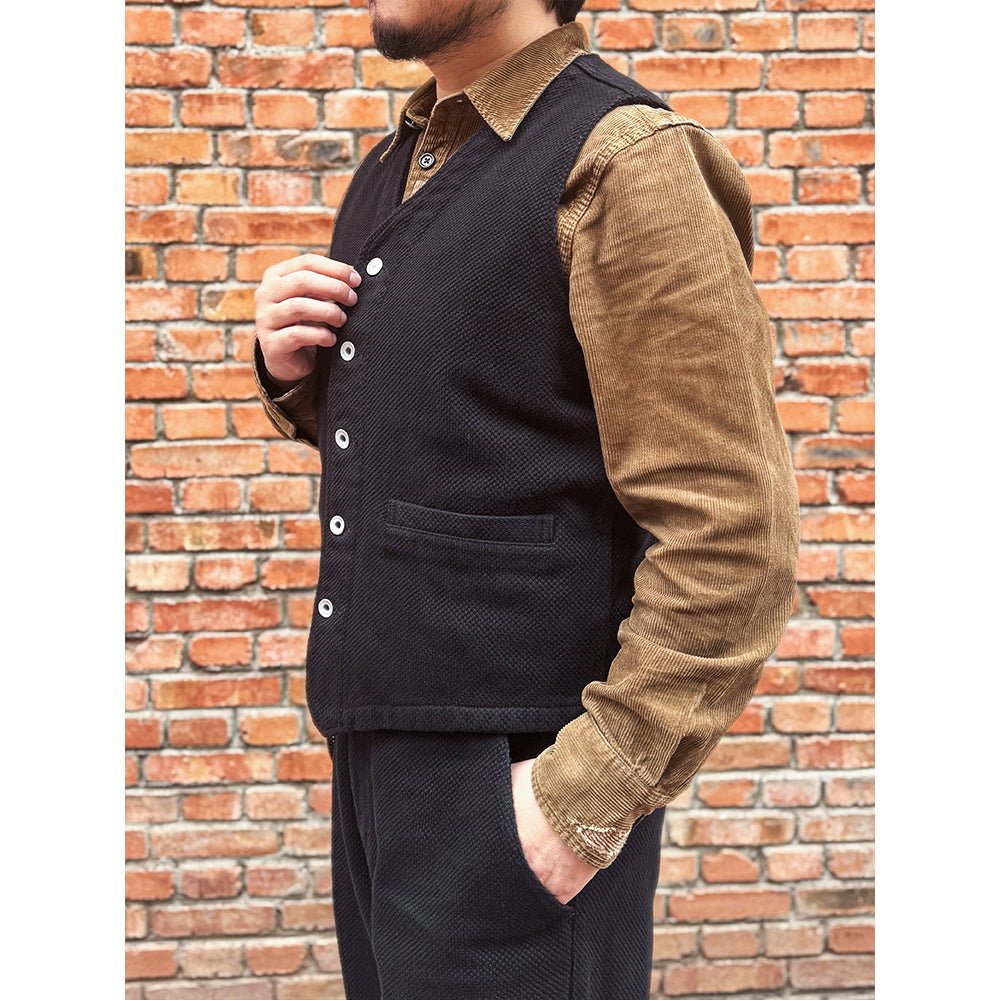 GENKEI HERMIT ZAZEN VEST & PANTS (DR0160) - Nttitudoo MFG