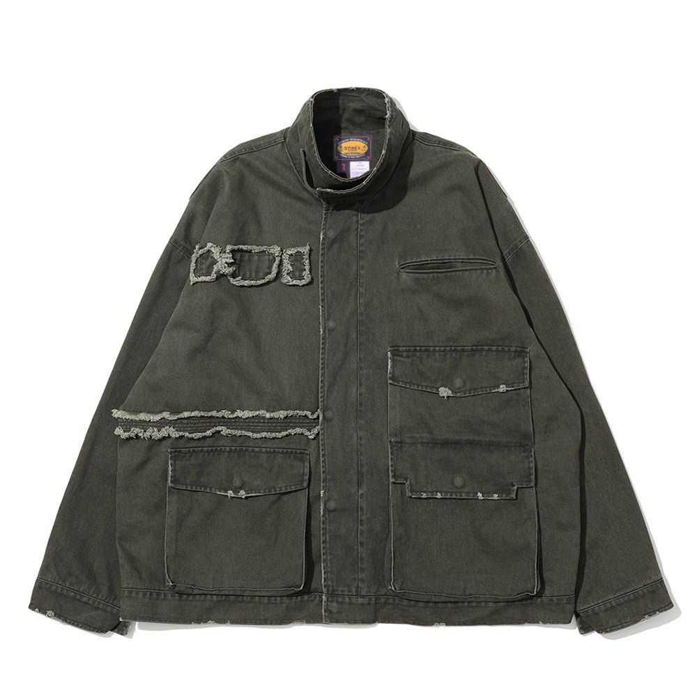 GEOMETRIC - PATCHED STREET M65 JACKET (DR0030) - Nttitudoo MFG