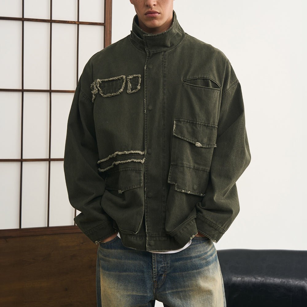 GEOMETRIC - PATCHED STREET M65 JACKET (DR0030) - Nttitudoo MFG