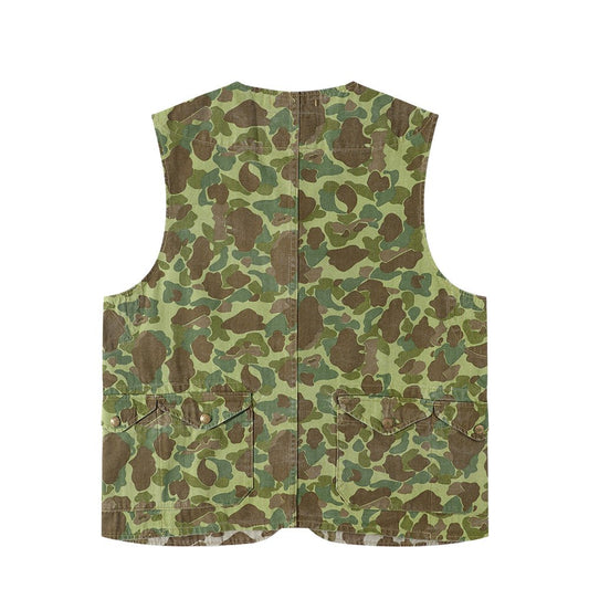 HALFMOON POCKET CAMO HUNTING VEST (DR0132) - Nttitudoo MFG