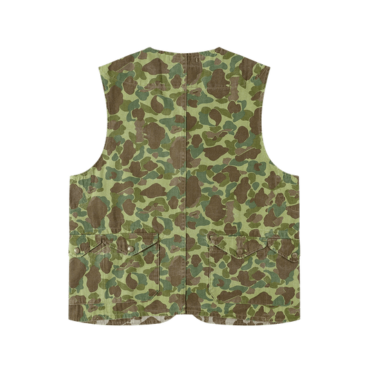HALFMOON POCKET CAMO HUNTING VEST (DR0132) - Nttitudoo MFG