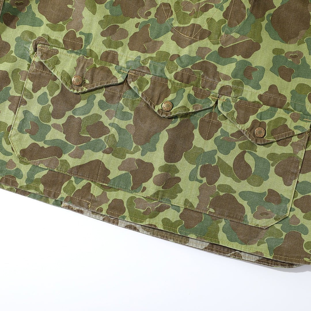 HALFMOON POCKET CAMO HUNTING VEST (DR0132) - Nttitudoo MFG