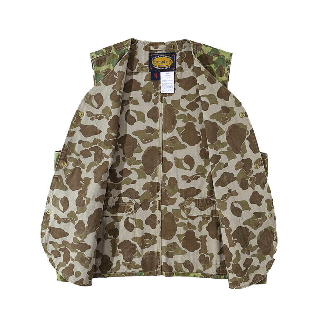 HALFMOON POCKET CAMO HUNTING VEST (DR0132) - Nttitudoo MFG