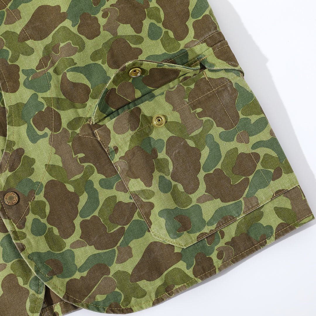 HALFMOON POCKET CAMO HUNTING VEST (DR0132) - Nttitudoo MFG
