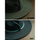 HAND - DYED PURE WOOL REFLECTIVE CORD RANGER HAT (SL0005) - Nttitudoo MFG