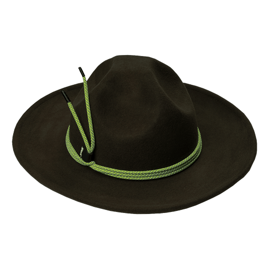 HAND - DYED PURE WOOL REFLECTIVE CORD RANGER HAT (SL0005) - Nttitudoo MFG