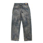 HAND - REMAKE - CRAFTED GOLD RUSH WORK PANTS (DR0063) - Nttitudoo MFG