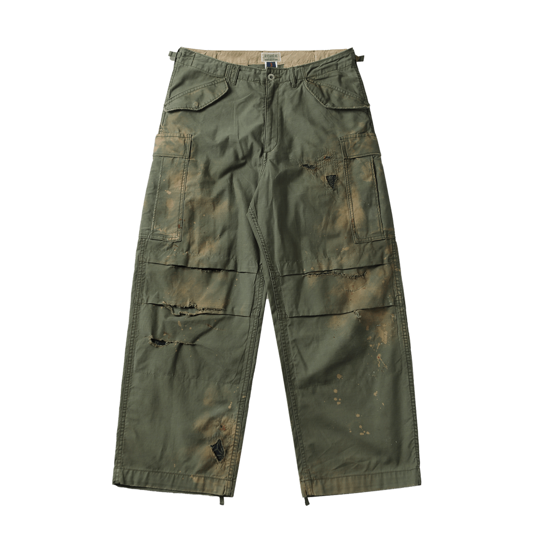 HAND - REMAKE - CRAFTED M65 COMBAT PANTS (DR0170) - Nttitudoo MFG