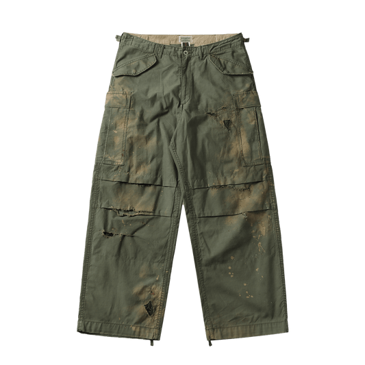 HAND - REMAKE - CRAFTED M65 COMBAT PANTS (DR0170) - Nttitudoo MFG