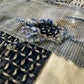 HANDMADE-DISTRESSED & PATCHWORK SELVEDGE COTTONSEED WORK PANTS (OM0023) - Nttitudoo MFG