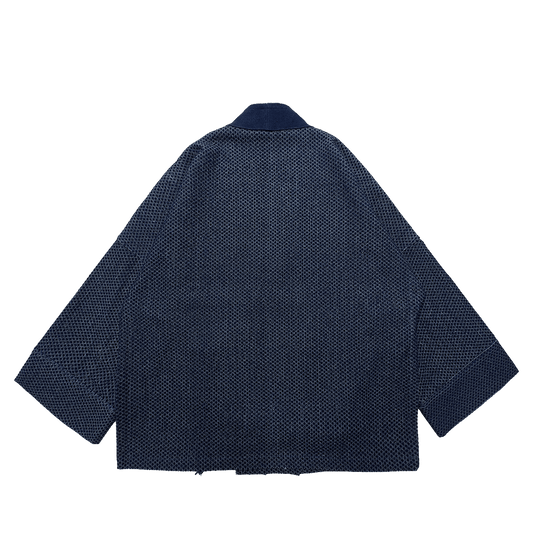 HANDMADE FRAYED RYURIN - PATCHWORK HAORI JACKET(DR0071) - Nttitudoo MFG