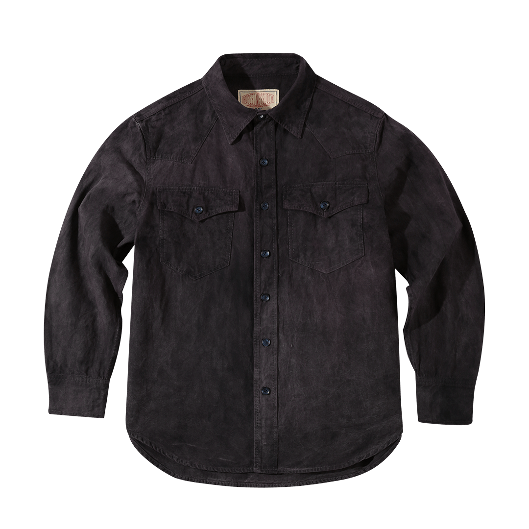 HANDMADE NIOSHOKU - DYEING CHERCHEUR SHIRT (DR0113) - Nttitudoo MFG