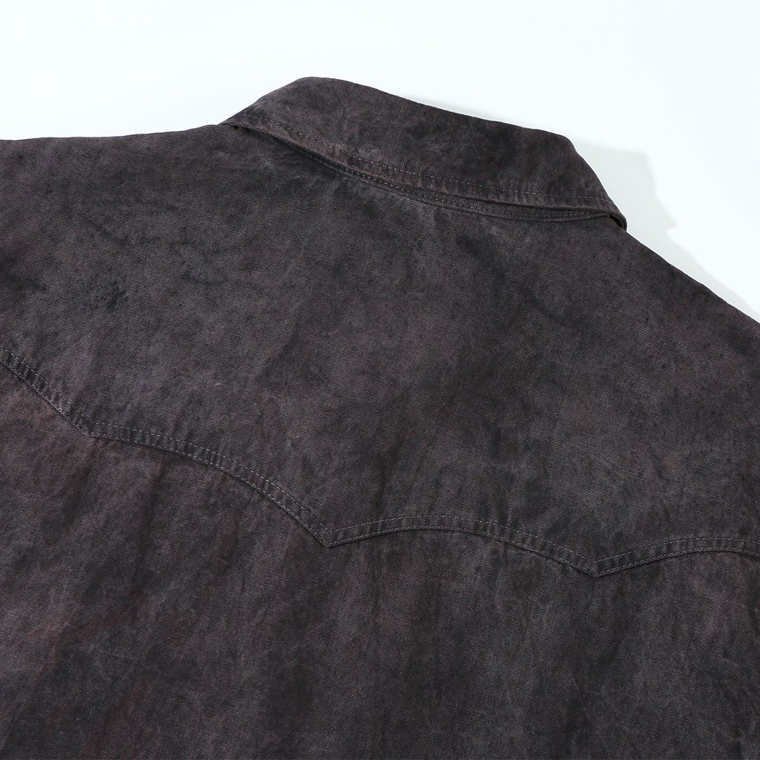 HANDMADE NIOSHOKU - DYEING CHERCHEUR SHIRT (DR0113) - Nttitudoo MFG