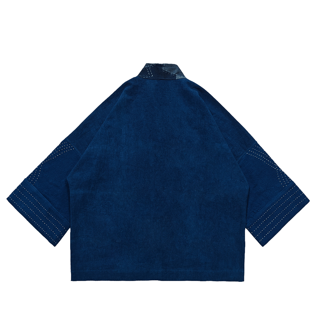 HANDMADE SASHIKO SHINKA - PATCHWORK HAORI JACKET(DR0070) - Nttitudoo MFG