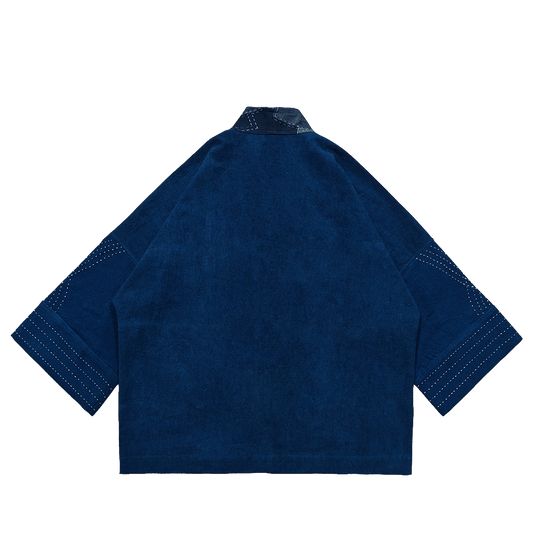 HANDMADE SASHIKO SHINKA - PATCHWORK HAORI JACKET(DR0070) - Nttitudoo MFG