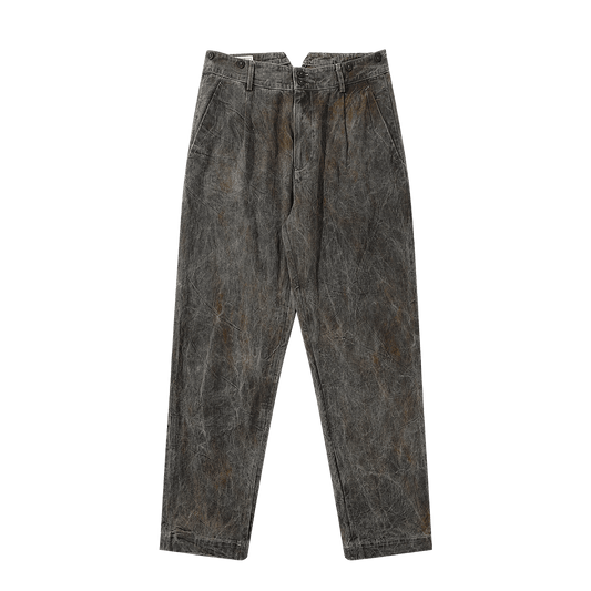 HANDMADE「NIOSHOKU - DYEING」BARON PANTS (DR0129) - Nttitudoo MFG