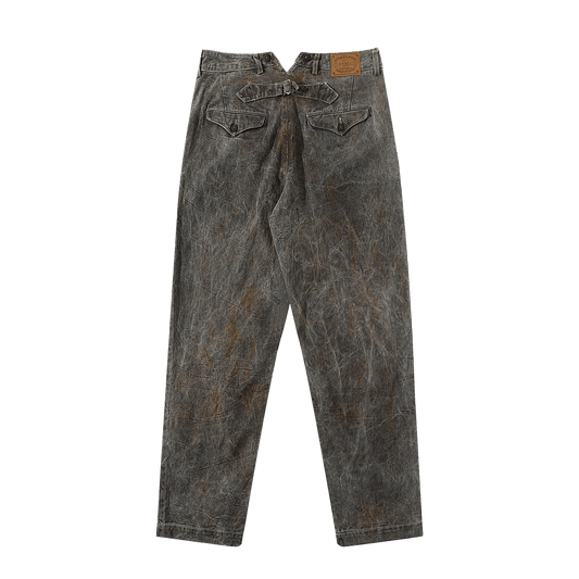 HANDMADE「NIOSHOKU - DYEING」BARON PANTS (DR0129) - Nttitudoo MFG