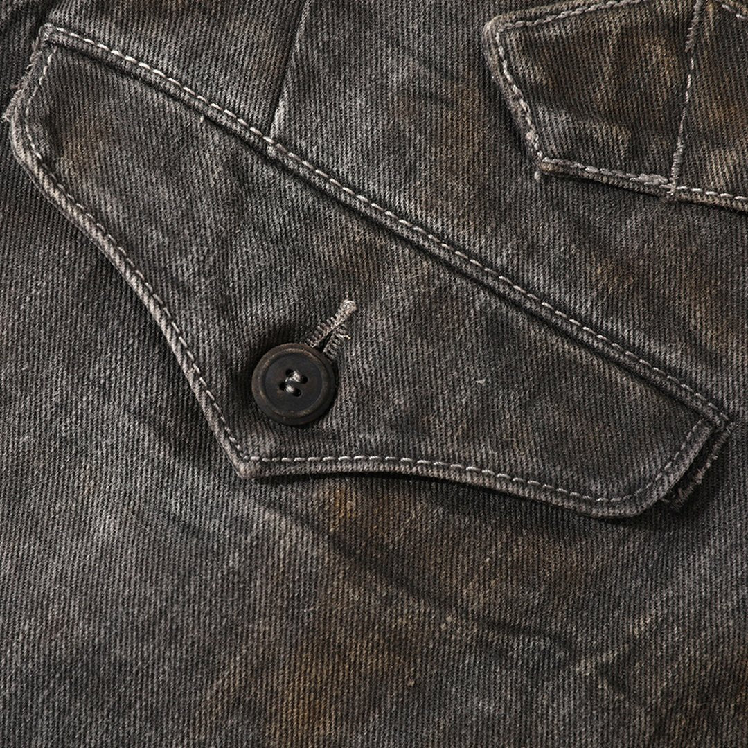 HANDMADE「NIOSHOKU - DYEING」BARON PANTS (DR0129) - Nttitudoo MFG