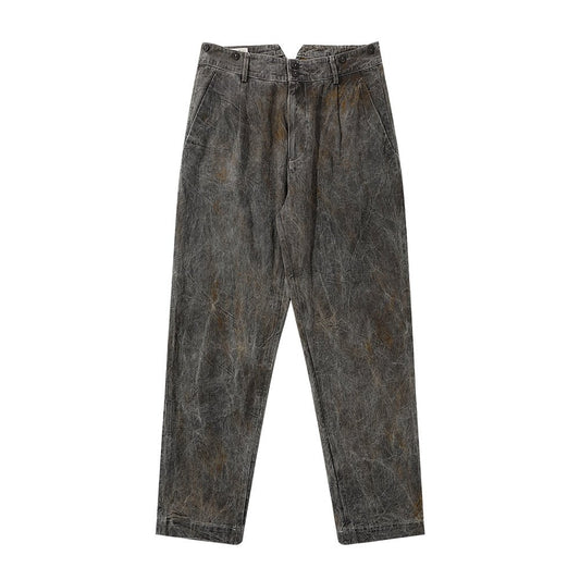HANDMADE「NIOSHOKU - PLANT - DYEING」BARON PANTS (DR0129) - Nttitudoo MFG