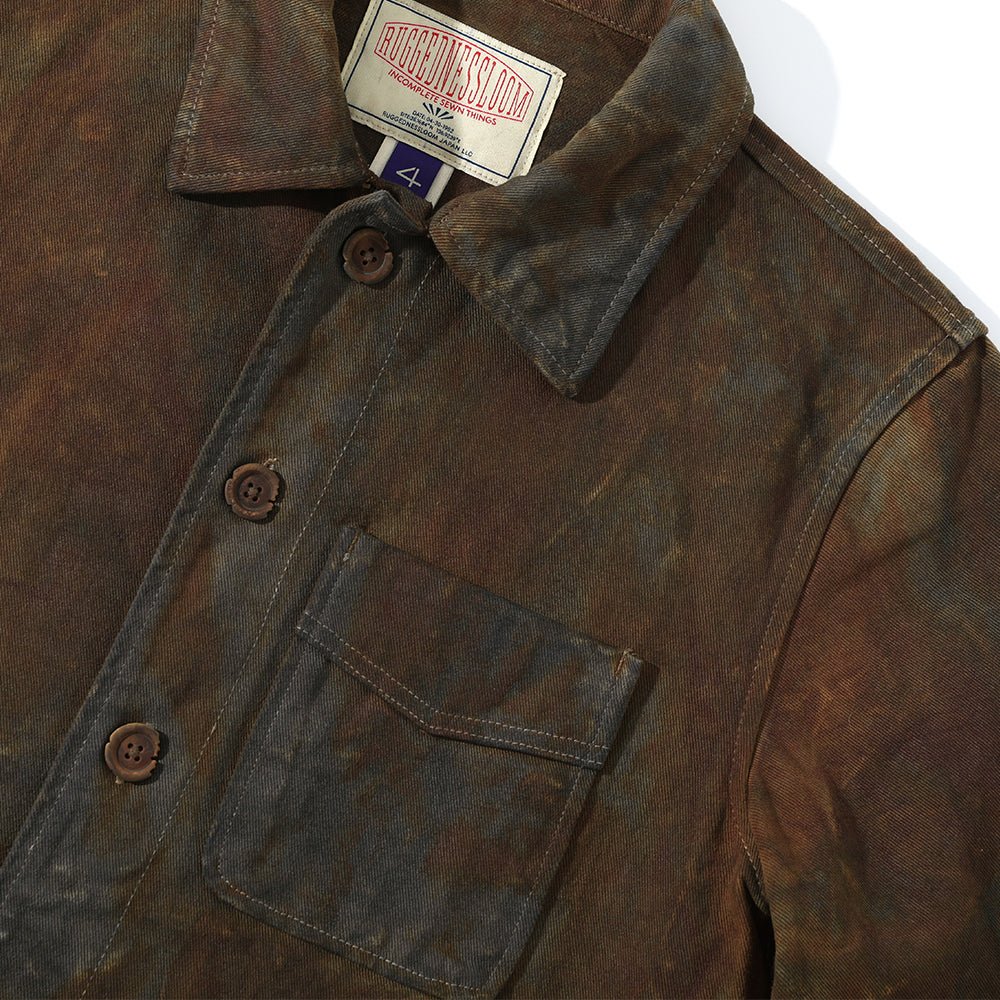 HANDMADE「NIOSHOKU - PLANT - DYEING」BREADWINNER JACKET (DR0133) - Nttitudoo MFG