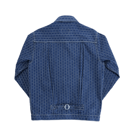 INDIGO - DOUBLE - DYE SELVEDGE WABASH JACKET (DR0040) - Nttitudoo MFG