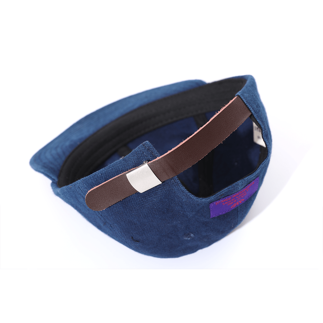 INDIGO SASHIKO PATCHWORK BASEBALL CAP (DR0154) - Nttitudoo MFG