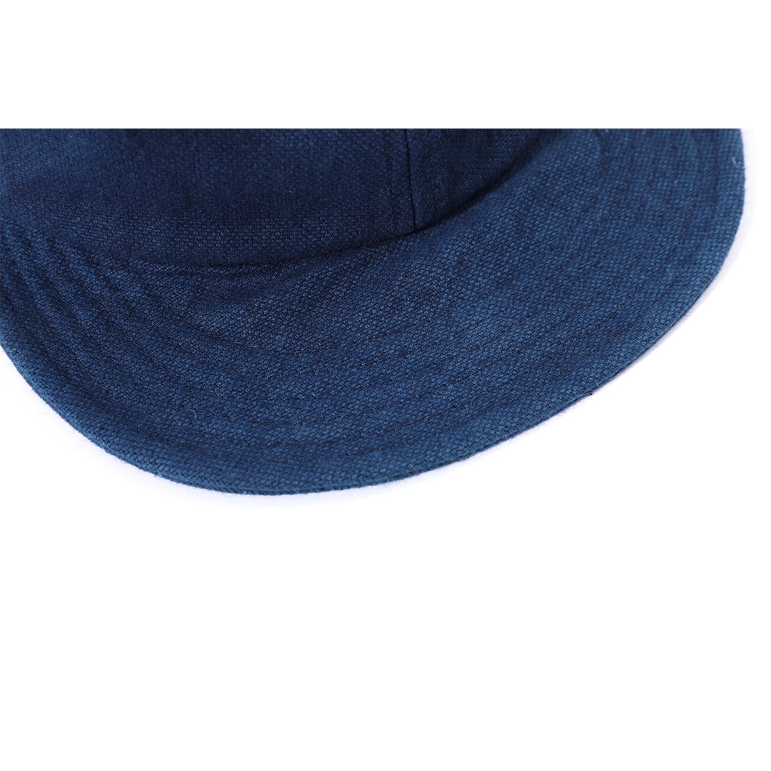INDIGO SASHIKO PATCHWORK BASEBALL CAP (DR0154) - Nttitudoo MFG