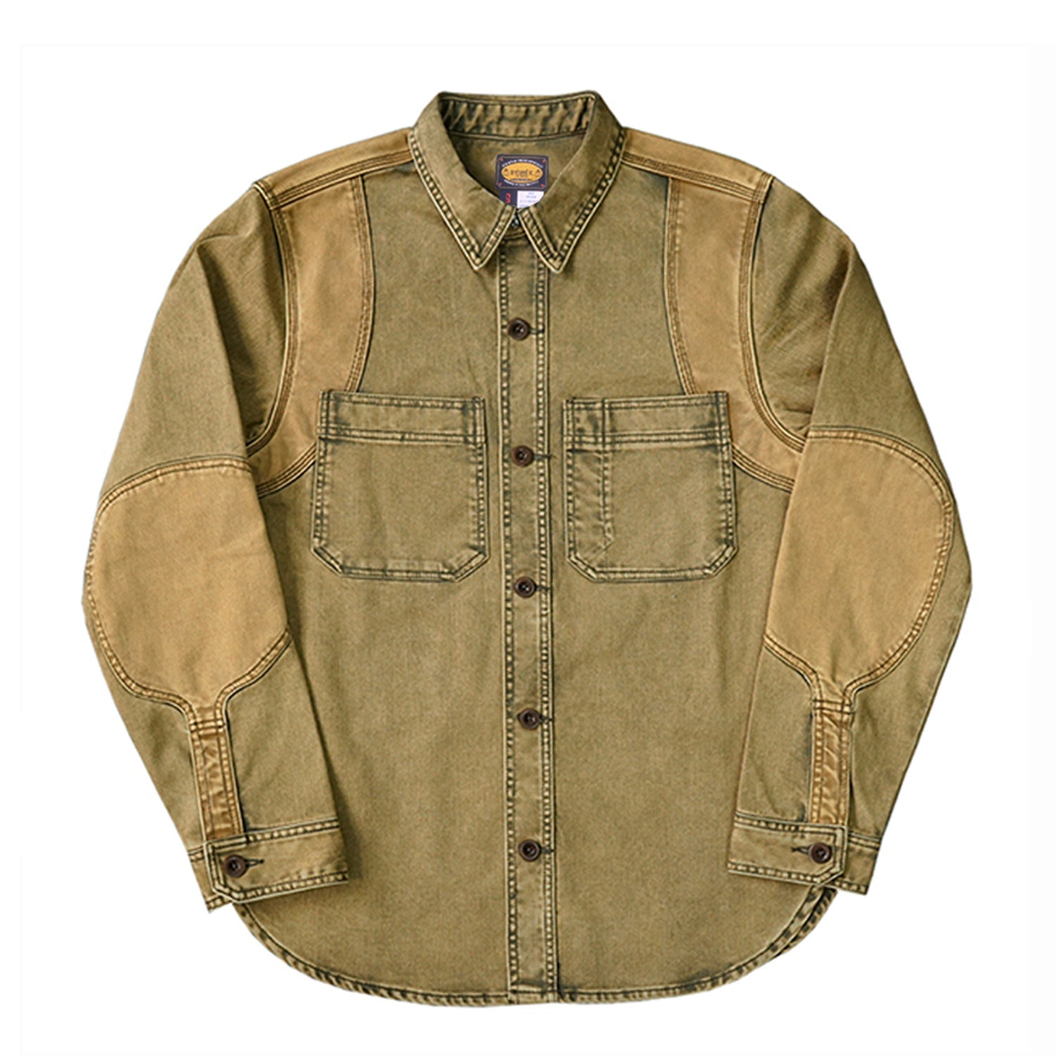 【LIMITED EDITION · OKAYAMA VERSION】1910’S AMERICAN 「HERACLES」 WORK SHIRT JACKET (DR0011) - Nttitudoo MFG