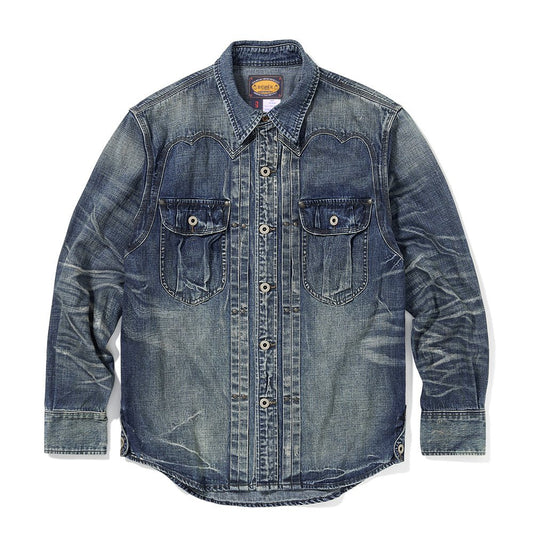 【LIMITED EDITION · OKAYAMA VERSION】1940'S WESTERN RETRO ZACHARY WORK JACKET (DR0027) - Nttitudoo MFG