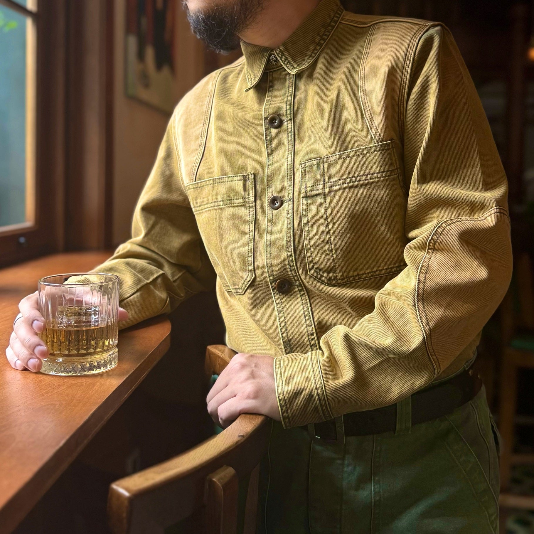 【LIMITED EDITION · OKAYAMA VERSION】RARE REMASTERED 1910’S AMERICAN 「HERACLES」 WORK SHIRT JACKET (DR0011) - Nttitudoo MFG