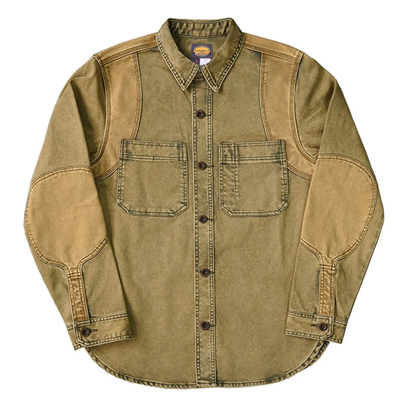 【LIMITED EDITION · OKAYAMA VERSION】RARE REMASTERED 1910’S AMERICAN 「HERACLES」 WORK SHIRT JACKET (DR0011) - Nttitudoo MFG