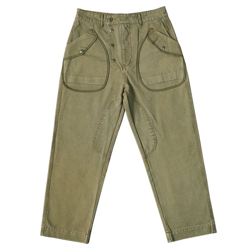 【LIMITED EDITION · OKAYAMA VERSION】RARE REMASTERED 1950'S US ARMY FF-33 MILITARY PANTS (OM0014) - Nttitudoo MFG