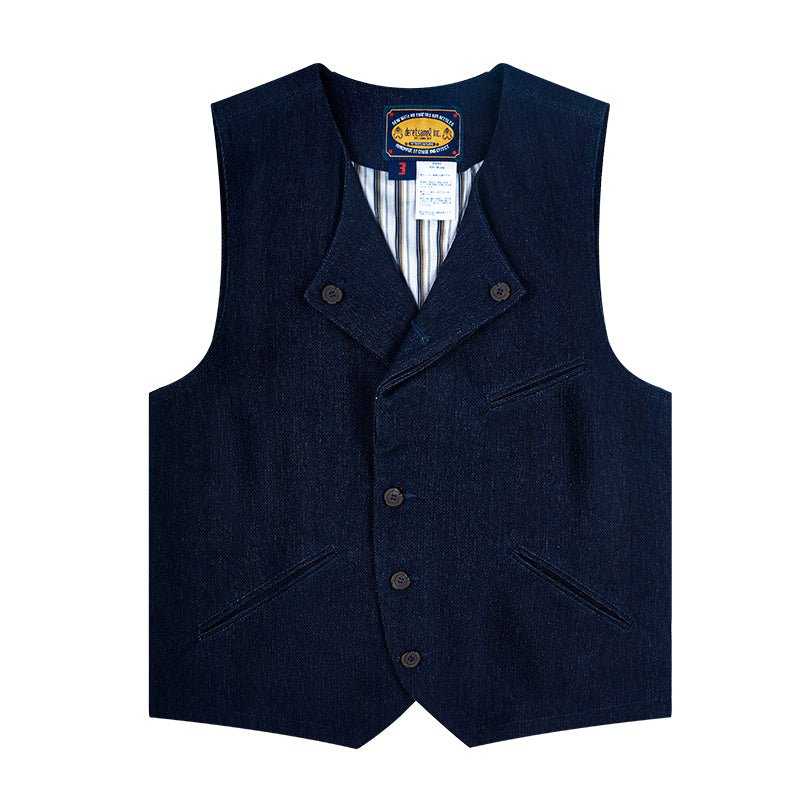 【LIMITED EDITION · OKAYAMA VERSION】REMASTERED 1960'S SICILIA VEST (DR0022) - Nttitudoo MFG