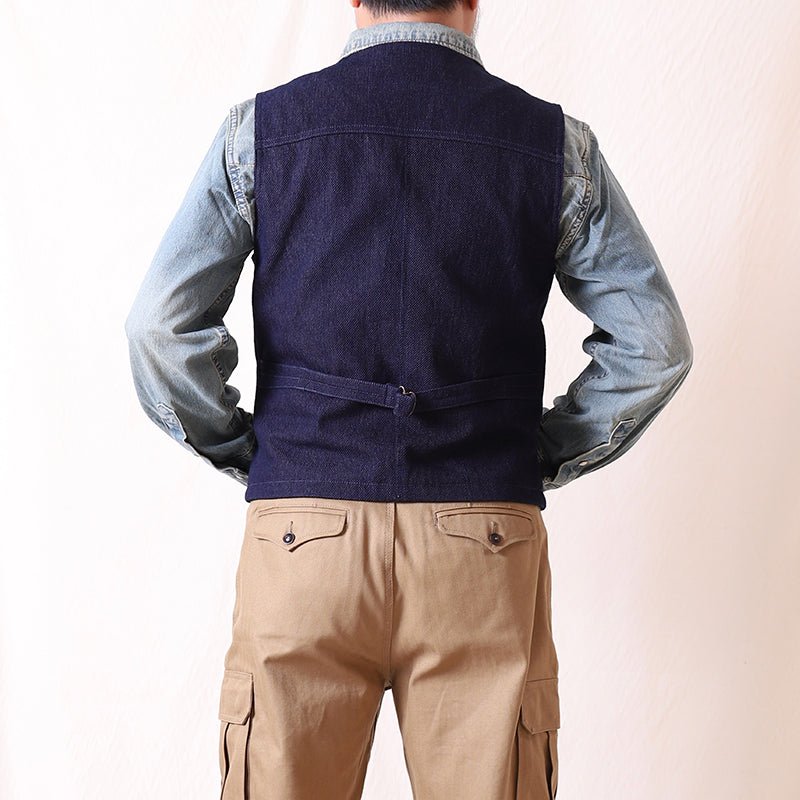 【LIMITED EDITION · OKAYAMA VERSION】REMASTERED 1960'S SICILIA VEST (DR0022) - Nttitudoo MFG