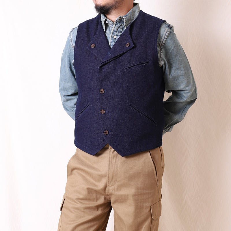 【LIMITED EDITION · OKAYAMA VERSION】REMASTERED 1960'S SICILIA VEST (DR0022) - Nttitudoo MFG