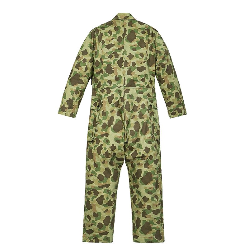 【LIMITED EDITION · OKAYAMA VERSION】REMASTERED WW II US ARMY TANK ENGINEER DUCK HUNTING CAMOUFLAGE JUMPSUIT (DR0007) - Nttitudoo MFG