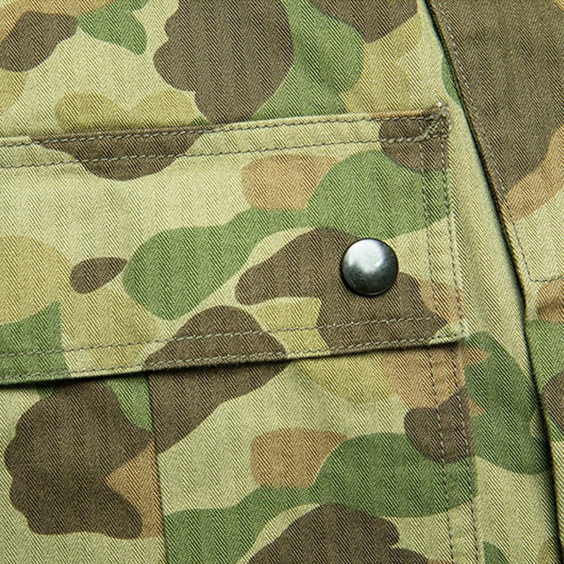 【LIMITED EDITION · OKAYAMA VERSION】REMASTERED WW II US ARMY TANK ENGINEER DUCK HUNTING CAMOUFLAGE JUMPSUIT (DR0007) - Nttitudoo MFG