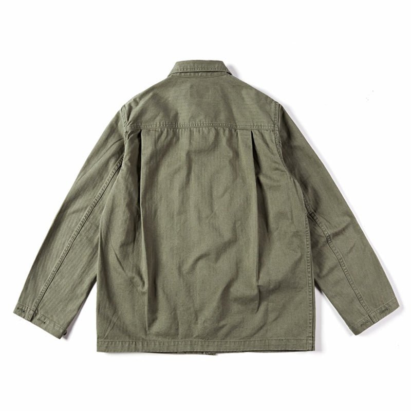 【LIMITED EDITION 】REMASTERED 1940’S US ARMY HBT M43S JACKET (AC0003) - Nttitudoo MFG