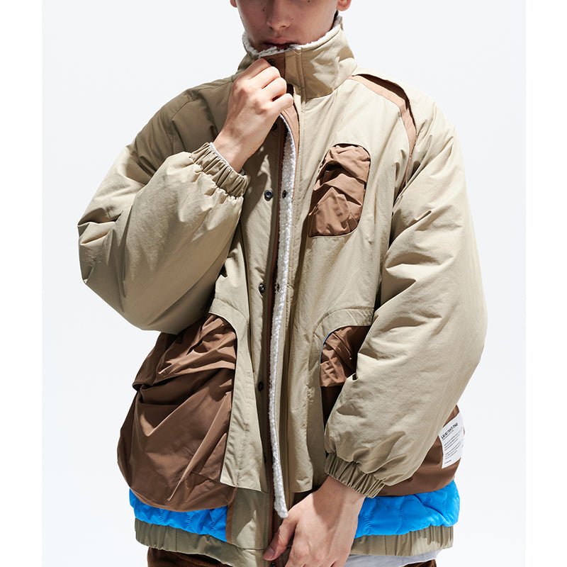 【LIMITED EDITION】DECONSTRUCTED FAUX LAYERED SORONA® BIOFIBER FILLING ICON COAT (DR0041) - Nttitudoo MFG