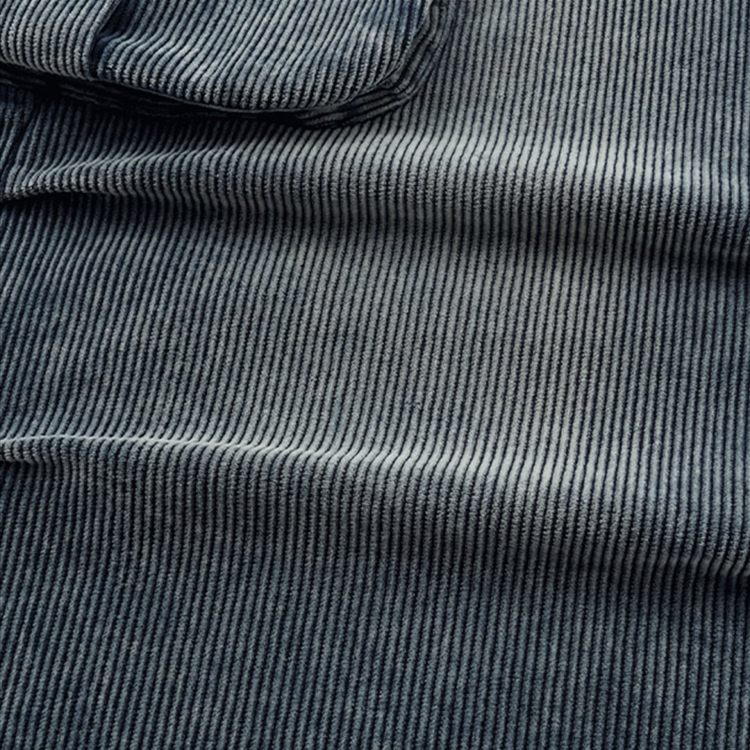 MASHU - BLUE OVERDYE CORDUROY PANTS (DR0162) - Nttitudoo MFG